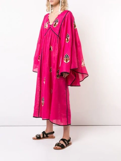 Shop Vita Kin Printed Kaftan Maxi Dress - Pink