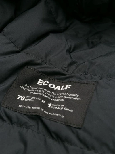 Shop Ecoalf Uma Padded Coat In Black