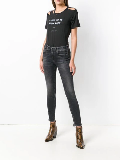 Shop R13 Punk Rock T-shirt - Black