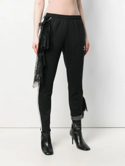 TIGER IN THE RAIN TULLE DETAILED TRACK TROUSERS - 黑色