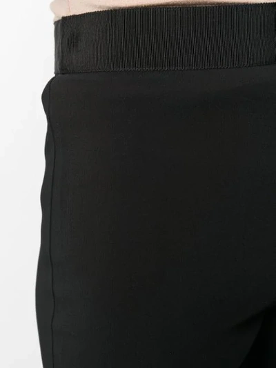 Shop Amen Exaggerated Flared Trousers In Black
