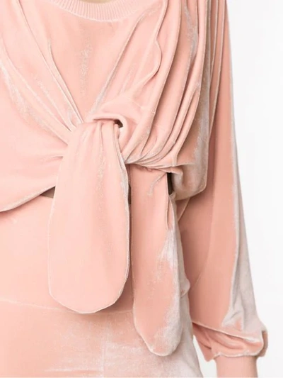 Shop Andrea Bogosian Textured Pierre Blouse In Pink