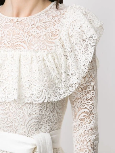 Shop Nk West Apollo Lace Dress In White