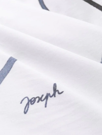 Shop Joseph Printed T-shirt In White