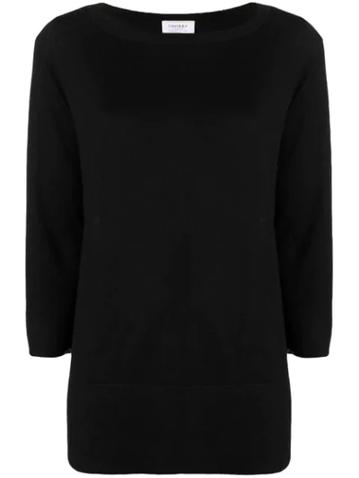 Shop Snobby Sheep Cropped Sleeve Top - Black