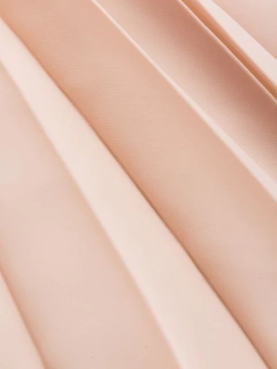 Shop Prada Faltenkleid Mit Kontrastdetails In Pink