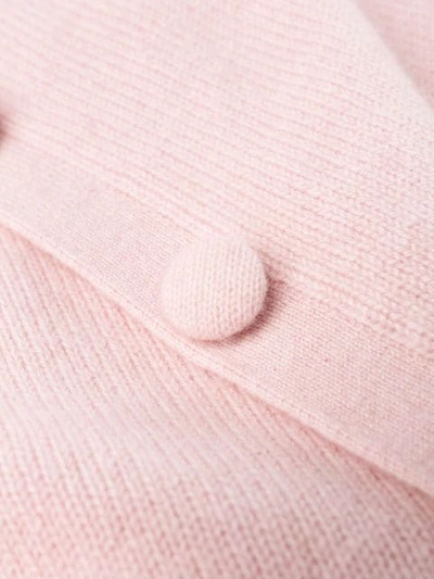 Shop Alexandra Golovanoff Cashmere Button Cardigan In Pink