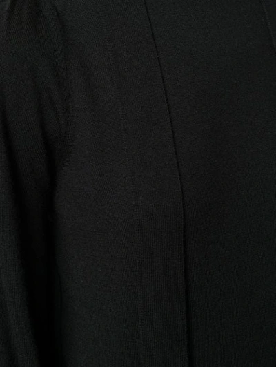 Shop Zimmermann Tie-neck Kniited Top In Black