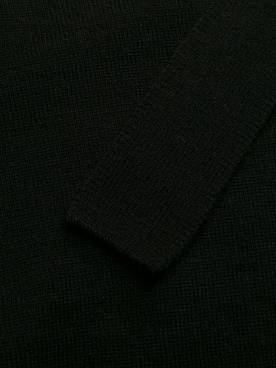 Shop Zimmermann Tie-neck Kniited Top In Black