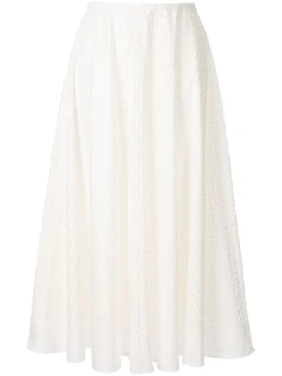 Shop The Row Mara Maxi Skirt In White