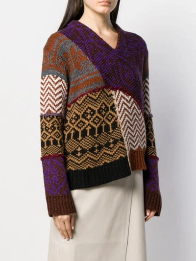 Shop Tela Asymmetric Hem Knit Top In Y001  Brown 