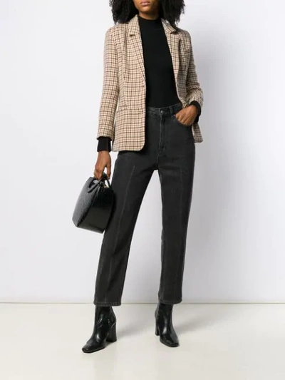 Alberta Ferretti Roll Neck Jumper In Black