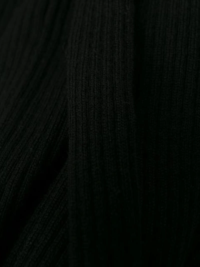 Alberta Ferretti Roll Neck Jumper In Black