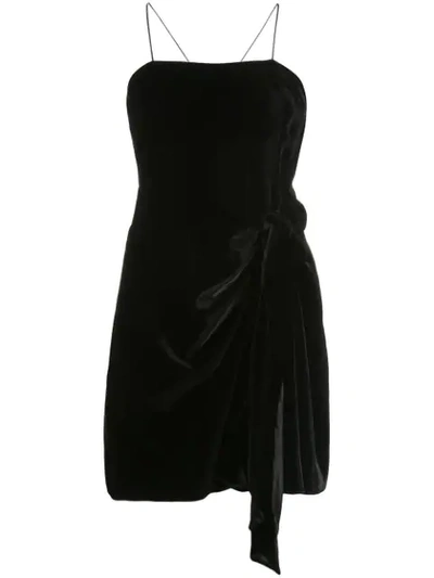 Shop Cinq À Sept Kiki Velvet Mini Dress In Black