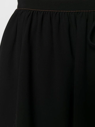 Shop Loewe Asymmetric Skirt - Black