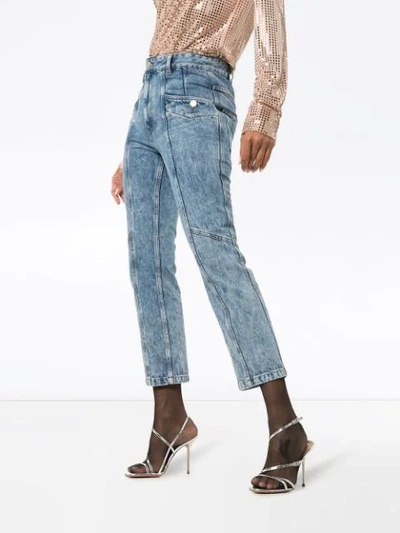 NOTTY PANELLED CROPPED JEANS
