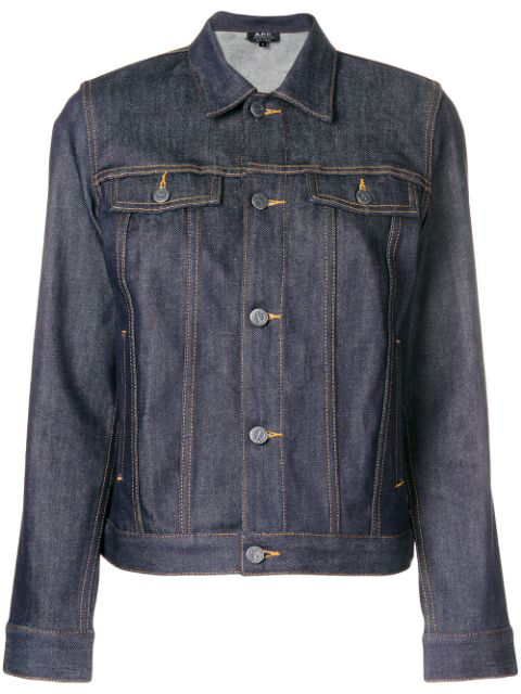 apc brandy denim jacket