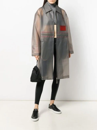 A-COLD-WALL* SHEER MAC RAINCOAT - 灰色