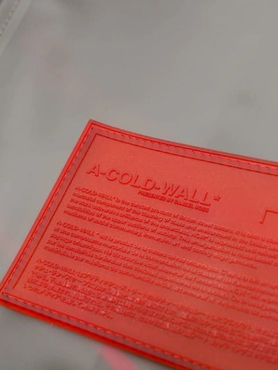 A-COLD-WALL* SHEER MAC RAINCOAT - 灰色