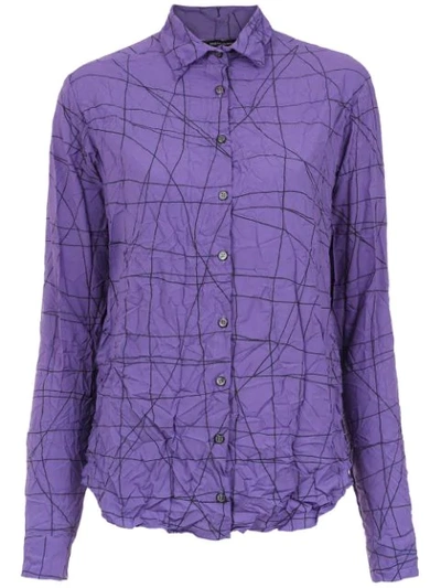 Shop Uma Raquel Davidowicz Estrela Shirt In Purple