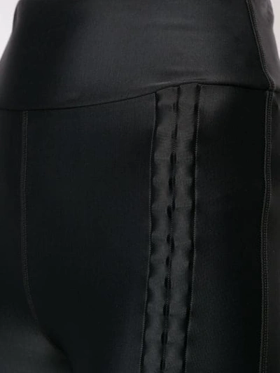 Shop Aje Capri Biker Shorts In Black