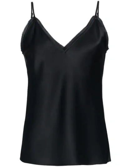 Shop Frame V-neck Cami Top In Black