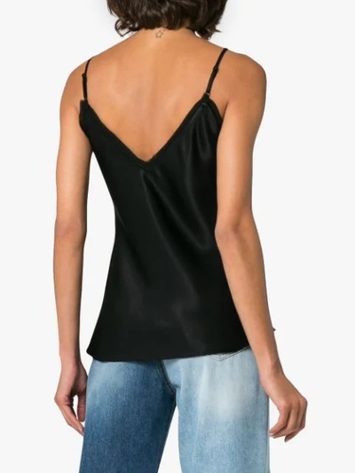 Shop Frame V-neck Cami Top In Black