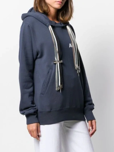 Shop Ambush Multi-cord Hoodie In Blue