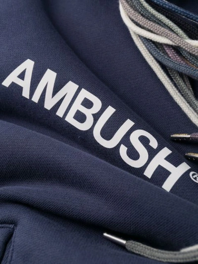 Shop Ambush Multi-cord Hoodie In Blue