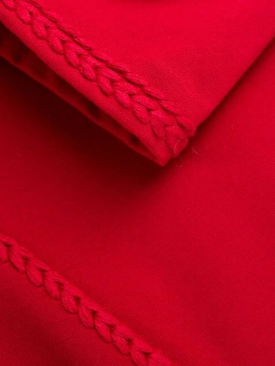 Shop Dsquared2 Decorative Trim Dress In Red