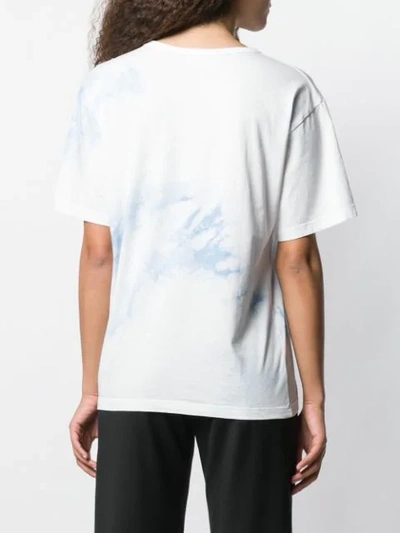 Shop Aries Tie-dye T-shirt In White