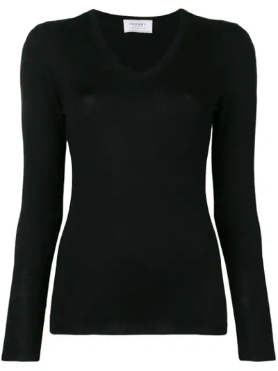 Shop Snobby Sheep Brigitte Sweater In Black