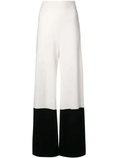 Shop Temperley London Explorer Knit Trousers In White