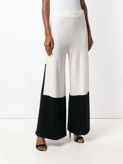 Shop Temperley London Explorer Knit Trousers In White