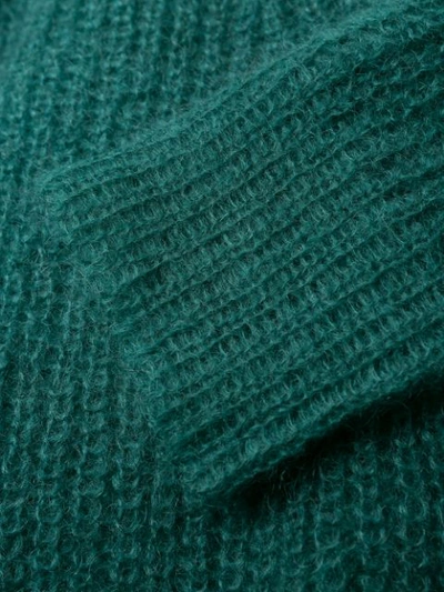 Shop Chiara Bertani Chunky Knit Sweater In Green