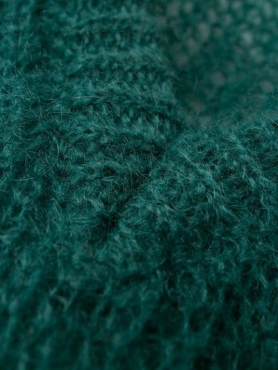 Shop Chiara Bertani Chunky Knit Sweater In Green