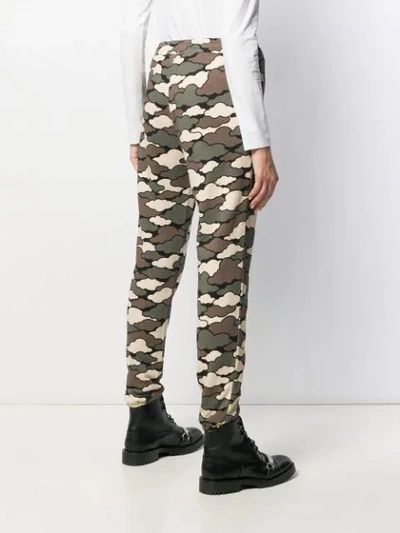LOVE MOSCHINO MILITARY CLOUD JOGGERS - 绿色