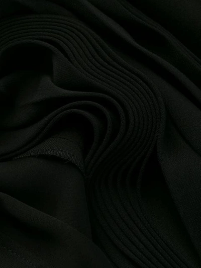 Shop Sandro Knot Detail Midi Dress In Black