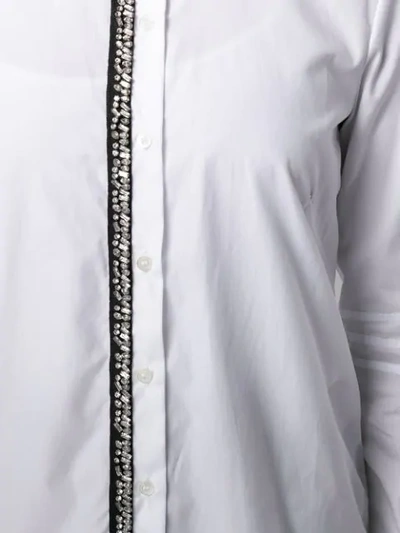 Shop N°21 Embellished Tab Shirt In White