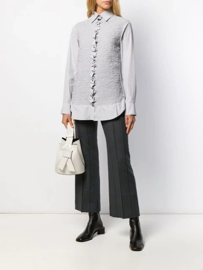 ACNE STUDIOS SLIM-FIT SHIRT - 灰色