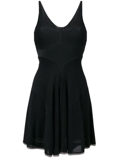 Shop Alexander Wang Short Ribbed Dress In Black