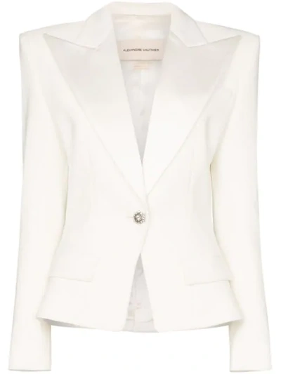 Shop Alexandre Vauthier Crystal In White
