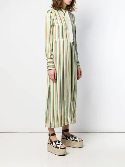 Shop 3.1 Phillip Lim / フィリップ リム Striped Long Shirt-jacket In Neutrals