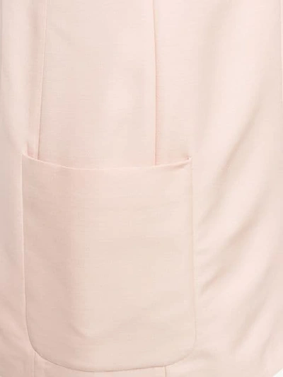 STELLA MCCARTNEY 搭扣领直筒连衣裙 - 粉色