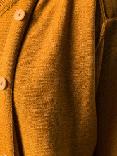 Shop Lemaire Layered Button In Yellow