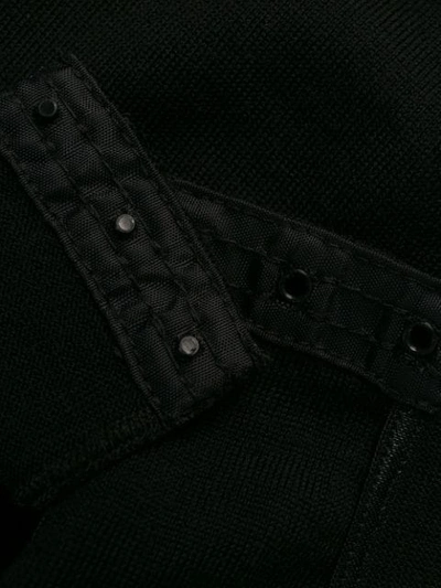 Shop Forte Forte Crew-neck Knit Bodysuit In Black