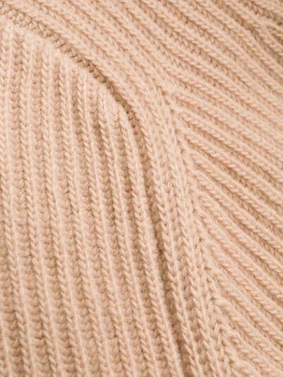 Shop Chloé Ribbed Jumper In Brown