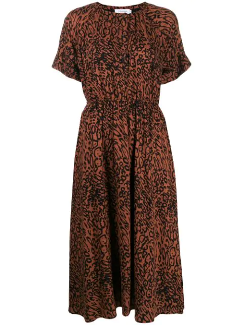 calvin klein brown dress