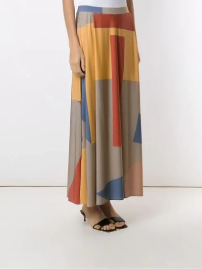 ALCAÇUZ MANOELA几何印花半身裙 - 多色
