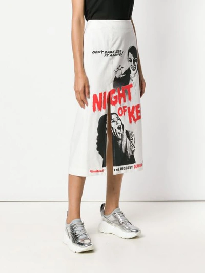 Shop Kenzo Night Of  Skirt - White